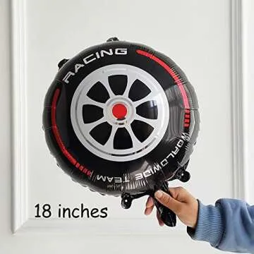 Race Car Balloon Garland 166PCS for Birthday Party