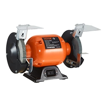 VEVOR 6 Inch Bench Grinder with 2.1A Motor and Grinding Wheels