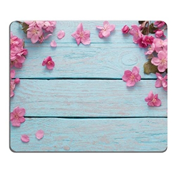 Flower Petals Square Mouse Pad - Non-Slip and Waterproof for Home and Office Use
