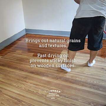LinSheen Fast Drying Boiled Linseed Oil for Wood Treatment