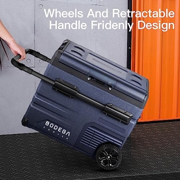 BODEGACOOLER 12 Volt Car Refrigerator, Dual Zone WiFi Control