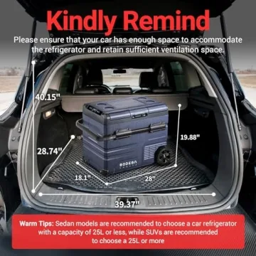 BODEGACOOLER 12 Volt Car Refrigerator, Dual Zone WiFi Control