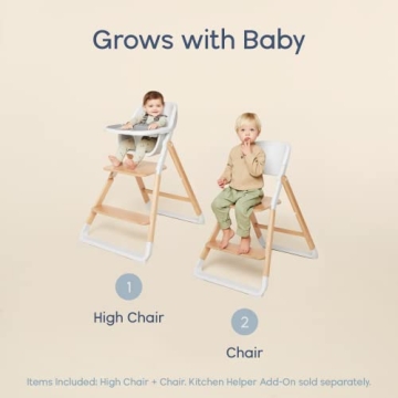 Ergobaby Evolve High Chair for Infants to Toddlers, Stylish Durability