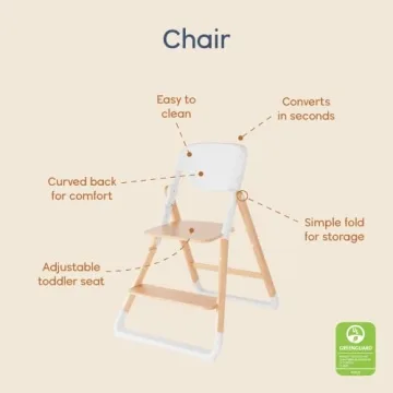 Ergobaby Evolve High Chair for Infants to Toddlers, Stylish Durability