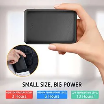 Compact Lyzuepely 10000 mAh Heated Vest Battery Pack