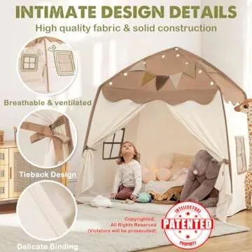 Extra Large Kids Play Tent - Fun & Versatile Dome Tent