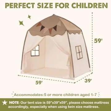 Extra Large Kids Play Tent - Fun & Versatile Dome Tent