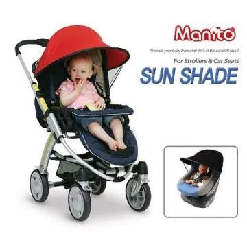 Manito UPF 50+ Sun Shade for Strollers & Car Seats