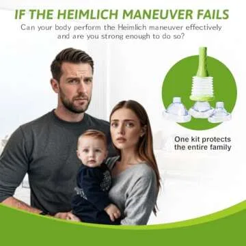 Choking Rescue Device for Kids and Adults, Anti Choking Device, Arixmed Portable Choking Rescue Device, First Aid Choking Device - Home Kit