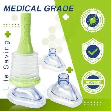 Choking Rescue Device for Kids and Adults, Anti Choking Device, Arixmed Portable Choking Rescue Device, First Aid Choking Device - Home Kit