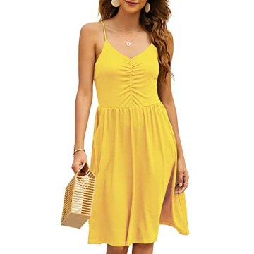 Stylish YATHON Sleeveless Summer Dress with Pockets