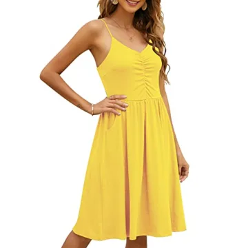 Stylish YATHON Sleeveless Summer Dress with Pockets