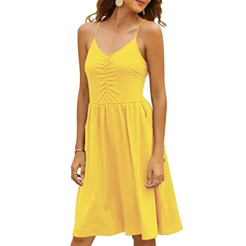 Stylish YATHON Sleeveless Summer Dress with Pockets