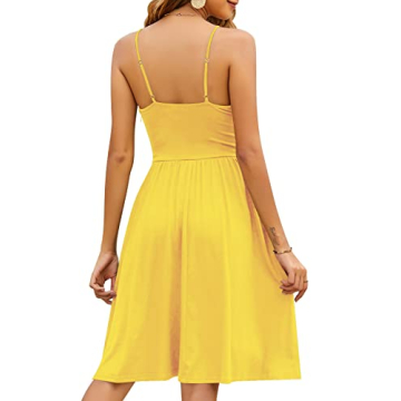 Stylish YATHON Sleeveless Summer Dress with Pockets