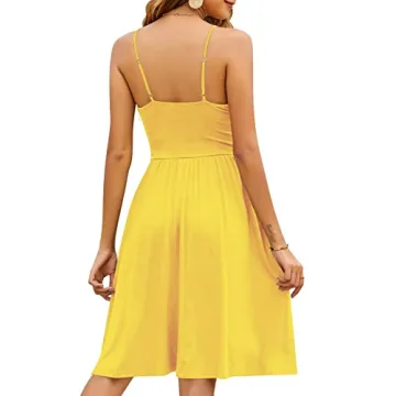 Stylish YATHON Sleeveless Summer Dress with Pockets