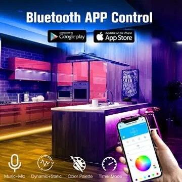 DAYBETTER LED Strip Lights 200 ft (2 Rolls of 100 ft), Smart App Control Lighting Bedroom Rome Decor...
