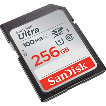 SanDisk 256GB Ultra SD Card - 100MB/s, UHS-I, C10