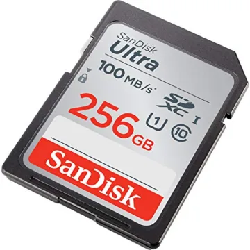 SanDisk 256GB Ultra SD Card - 100MB/s, UHS-I, C10