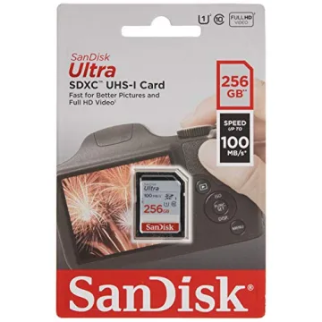 SanDisk 256GB Ultra SD Card - 100MB/s, UHS-I, C10