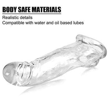 3 Sizes Penis Sleeves Extender for Enhanced Intimacy