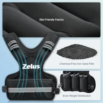 ZELUS Adjustable Weighted Vest | Versatile Body Weight Training