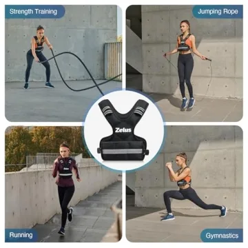 ZELUS Adjustable Weighted Vest | Versatile Body Weight Training
