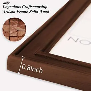 Dry Erase Calendar for Wall, Magnetic Calendar Whiteboard Monthly with Decorative Solid Wood Frame, ...