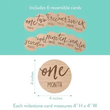 Kate & Milo Milestone Marker Discs for Baby Photos