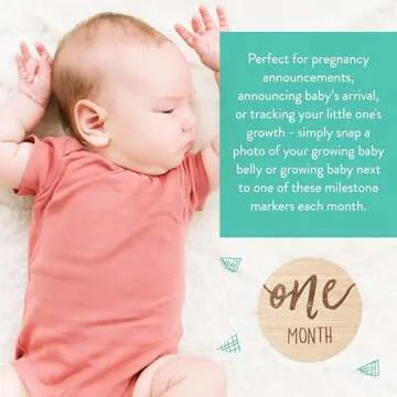 Kate & Milo Milestone Marker Discs for Baby Photos