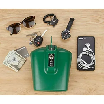SAFEGO Portable Lock Box Safe for Valuables Security