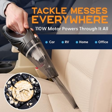 Power Practical Cordless Handheld Vacuum for Quick Cleanups