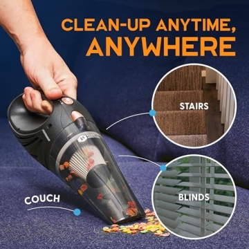 Power Practical Cordless Handheld Vacuum for Quick Cleanups