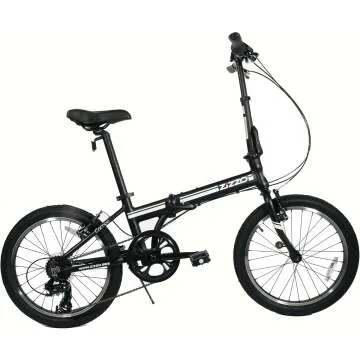 ZiZZO Campo 20" Folding Bike - Lightweight & 7-Speed
