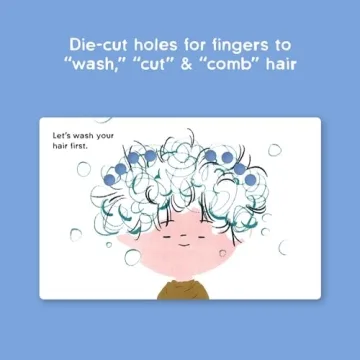 Interactive Toddler Book on Haircuts