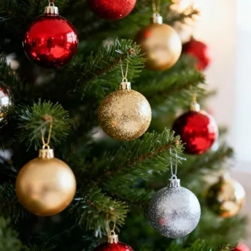 24 Red Shatterproof Christmas Ball Ornaments for Trees