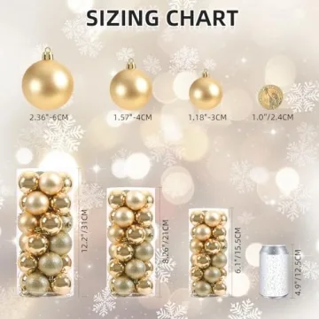 24 Red Shatterproof Christmas Ball Ornaments for Trees