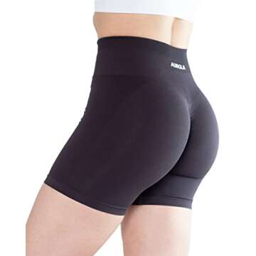AUROLA Intensify Workout Shorts for Women Seamless Scrunch Short Gym Yoga Running Sport Active Exercise Fitness Shorts
