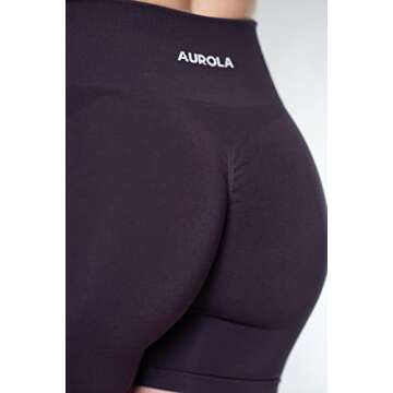 AUROLA Intensify Workout Shorts for Women Seamless Scrunch Short Gym Yoga Running Sport Active Exercise Fitness Shorts