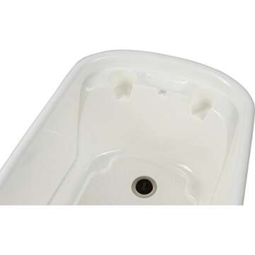 Flying Pig™ Pet Dog Cat Portable Bath Tub (White, 37.5"x19.5"x35.5")