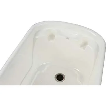 Flying Pig™ Pet Dog Cat Portable Bath Tub (White, 37.5"x19.5"x35.5")