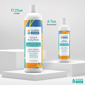 Almond Clear Face & Body Wash for Acne Prone Skin