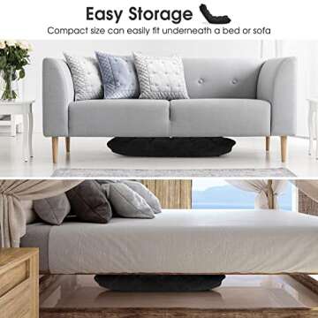 Giantex Folding Floor Chair with Back Support for Gaming