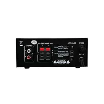 Pyle Home Audio Power Amplifier System - 2x40W Dual Channel Mini Theater Power Stereo Sound Receiver Box w/ USB, RCA, AUX, LED, Remote, 12V Adapter - For Speaker, iPhone, Studio Use