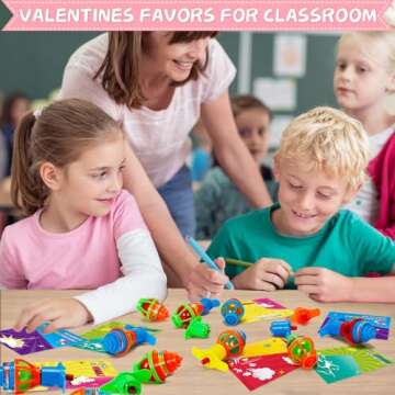 Morabi Valentine's Day Gifts - 28 Spinning Top Toys & Cards