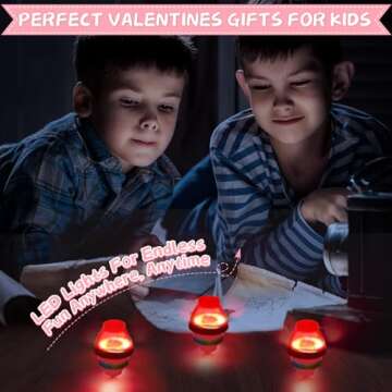 Morabi Valentine's Day Gifts - 28 Spinning Top Toys & Cards