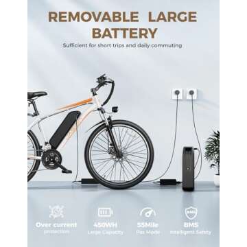 Jasion Electric Bike for Adults with 850W Motor