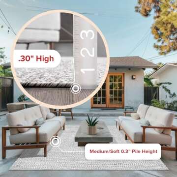 nuLOOM 2' x 6' Solid Hand Braided Indoor/Outdoor Area Rug, Pet-Friendly, High Traffic, Weather Resistant, for Patio, Balcony, Bedroom, Living, Dining Room, Wynn Salt and Pepper