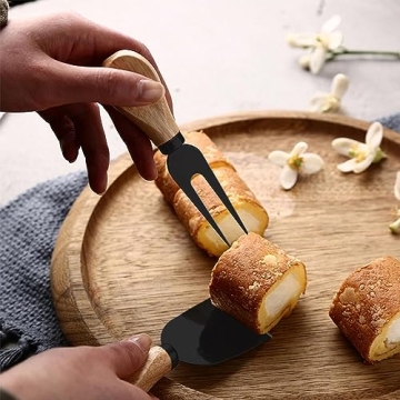 7 Piece Cheese Knife Set for Charcuterie Board and Gifts