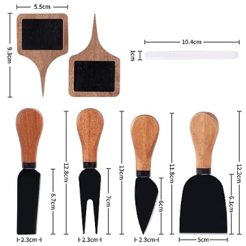 7 Piece Cheese Knife Set for Charcuterie Board and Gifts