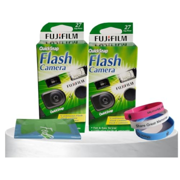 Fujifilm QuickSnap 35mm Disposable Camera Set with Wristband